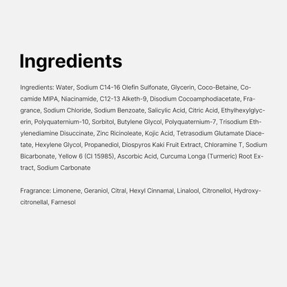 MEDICUBE Kojic Acid Turmeric Brightening Body Wash 400ml 13.52 fl.oz