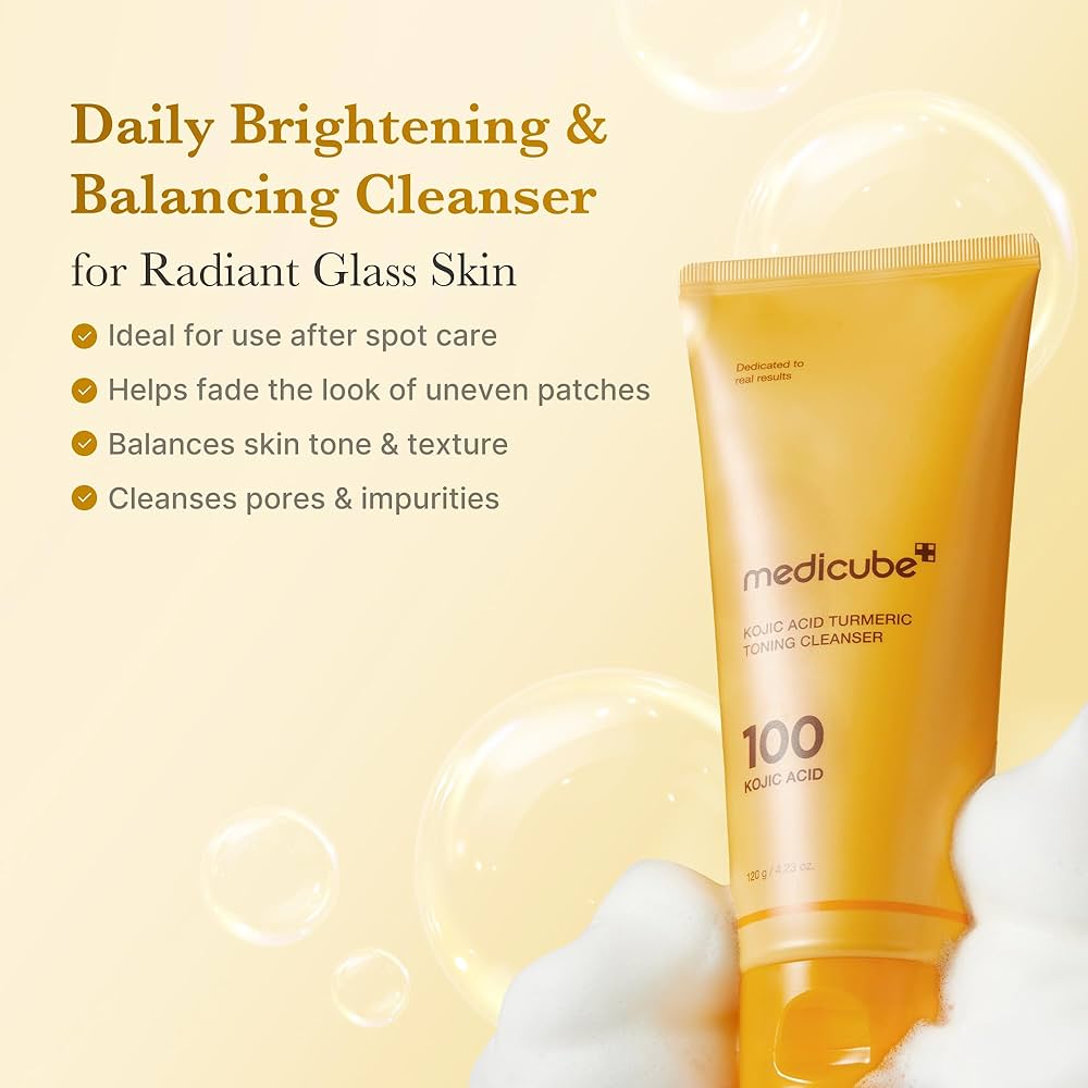 Medicube Kojic Acid Turmeric Toning Cleanser 120g/4.23 oz