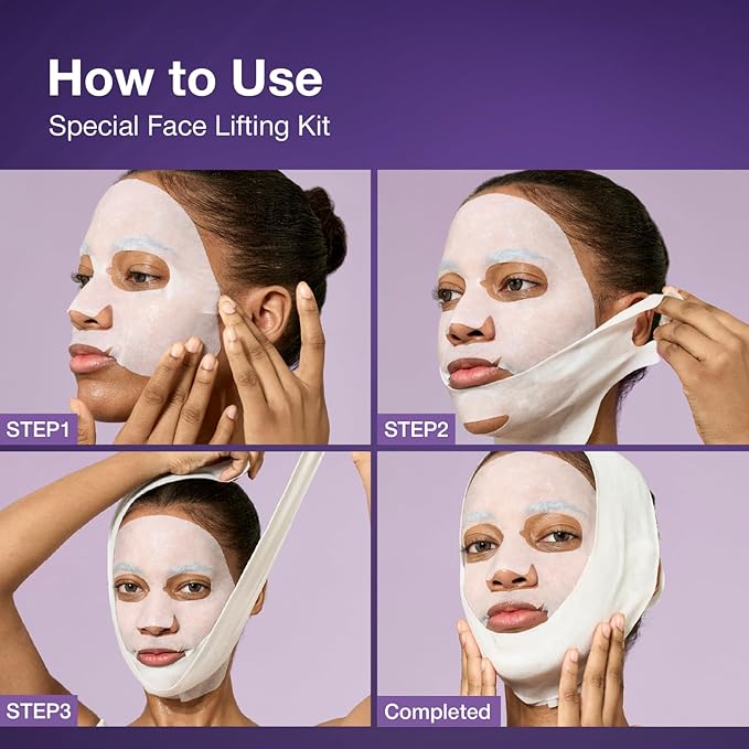 NUMBUZIN No.9 NAD+ BIO Lifting-sil Full Face Mask 4 Sheets+Lifting Band
