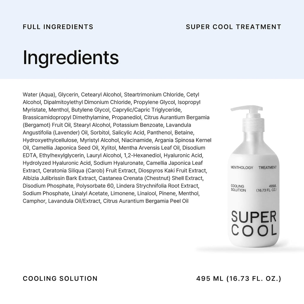 MENTHOLOGY Super Cool Treatment Conditioner 495 mL