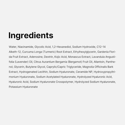 MEDICUBE Kojic Acid Turmeric Smoothing Toner 250ml 8.45 fl.oz
