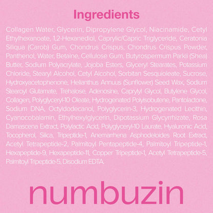 NUMBUZIN No.2 Overnight Rose PDRN Overnight Collagen Mask 4 Sheets