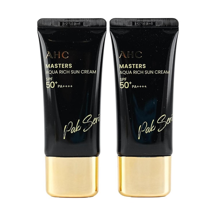 AHC Master Aqua Rich Sun Cream Set, SPF50+·PA++++ 1.01fl.oz.*2