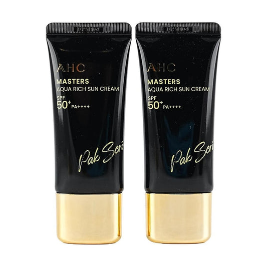 AHC Master Aqua Rich Sun Cream Set, SPF50+·PA++++ 1.01fl.oz.*2