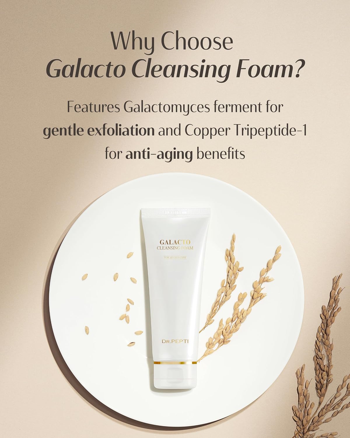 DR PEPTI Galacto Cleansing Foam 110ml 3.72 fl oz