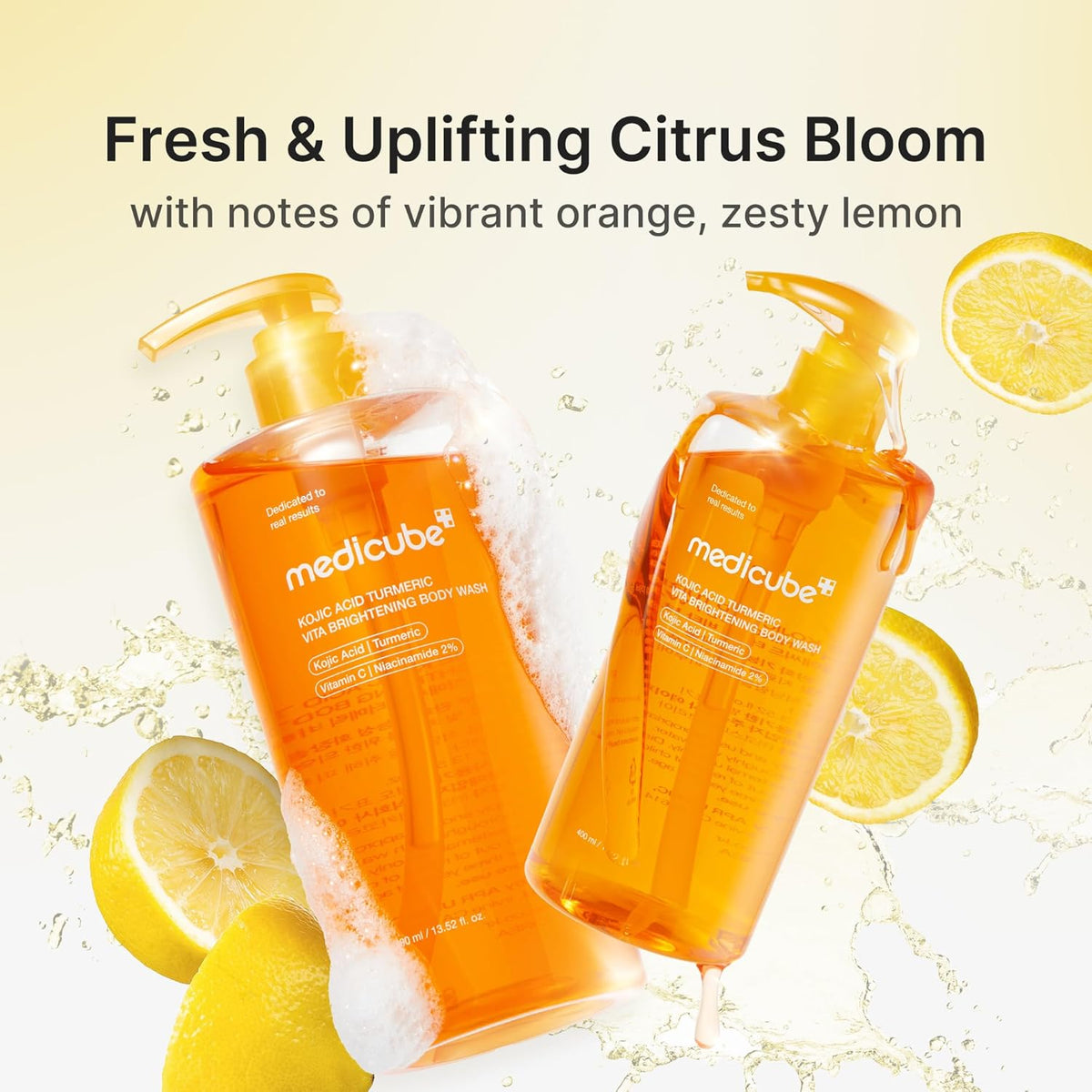 MEDICUBE Kojic Acid Turmeric Brightening Body Wash 400ml 13.52 fl.oz