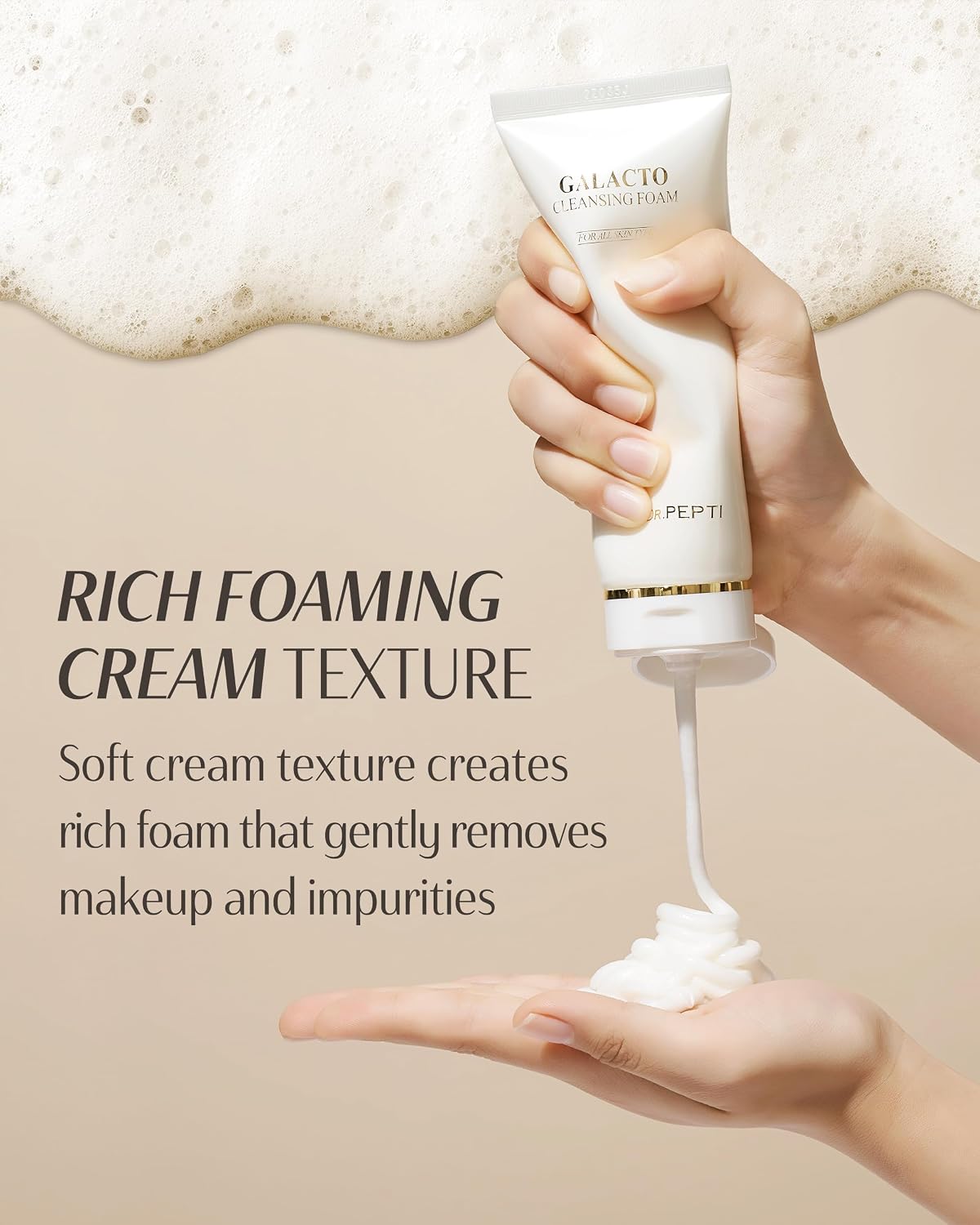 DR PEPTI Galacto Cleansing Foam 110ml 3.72 fl oz