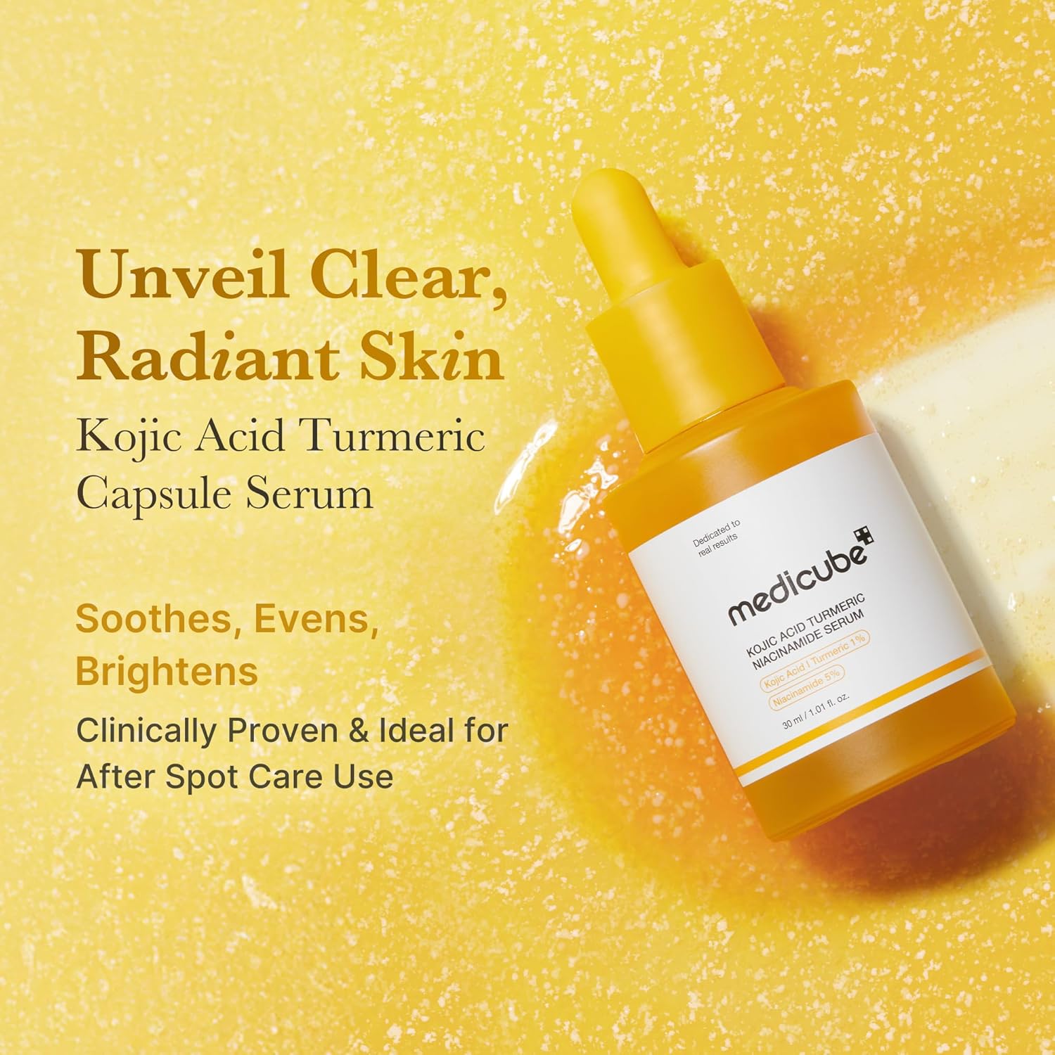 MEDICUBE Kojic Acid Turmeric Niacinamide Capsule Serum 30ml 1.01fl.oz