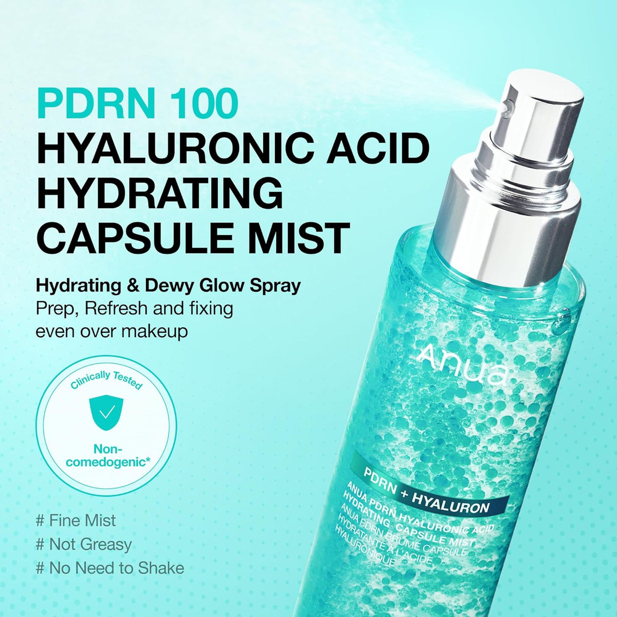 ANUA PDRN Collagen Glow Facial Serum Spray 100ml 3.38fl. oz.