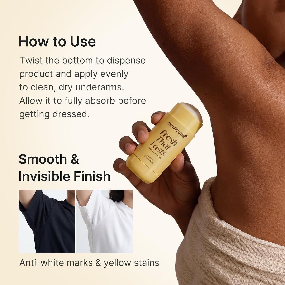 Medicube Fresh That Lasts Vanilla & Pistachio Deodorant 83 g
