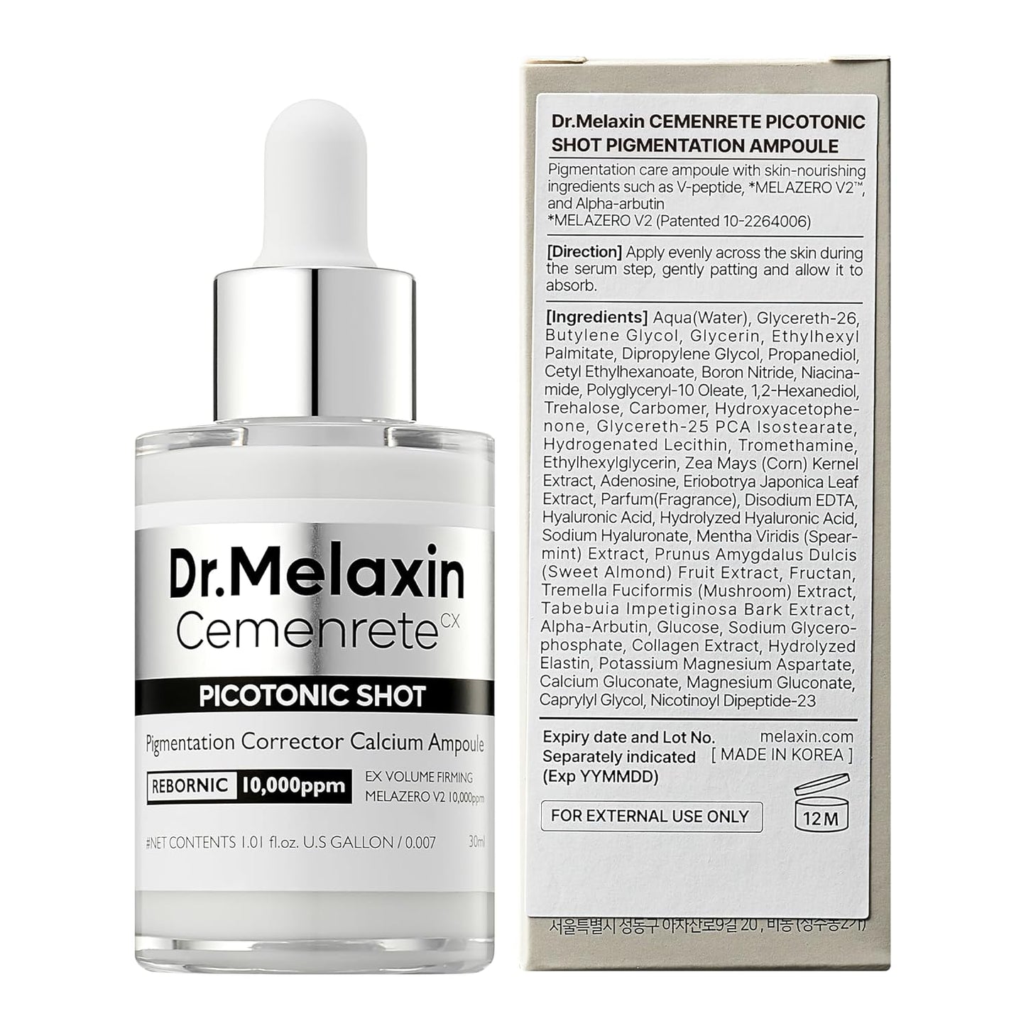Dr. Melaxin Cemenrete Picotonic Shot Ampoule 30ml
