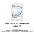ABIB Mild acidic pH sheet mask Aqua fit 1 Sheet