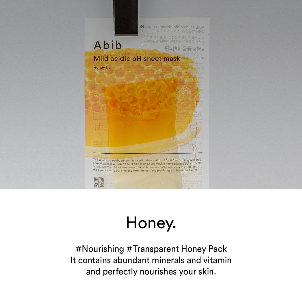 Abib Honey Fit sheet mask product details