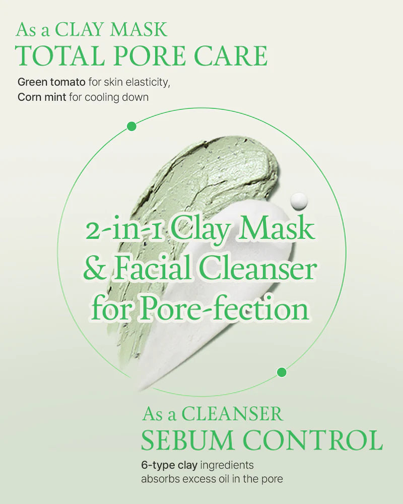 FULLY Green Tomato Clay Mask Cleanser 120ml 4.08fl.oz