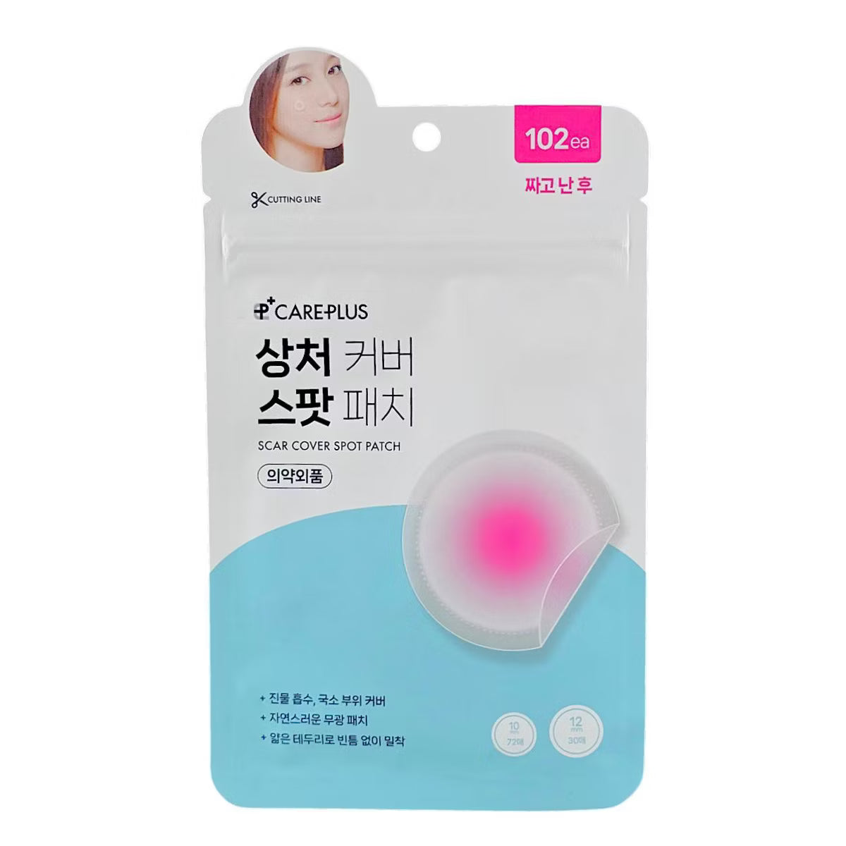 CAREPLUS Scar Cover Spot Patch 102 Count