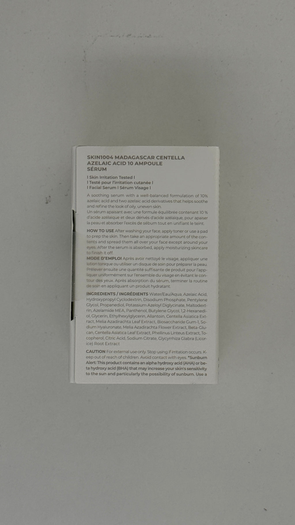 SKIN1004 Madagascar Centella Azelaic Acid 10 Ampoule – 30 mL
