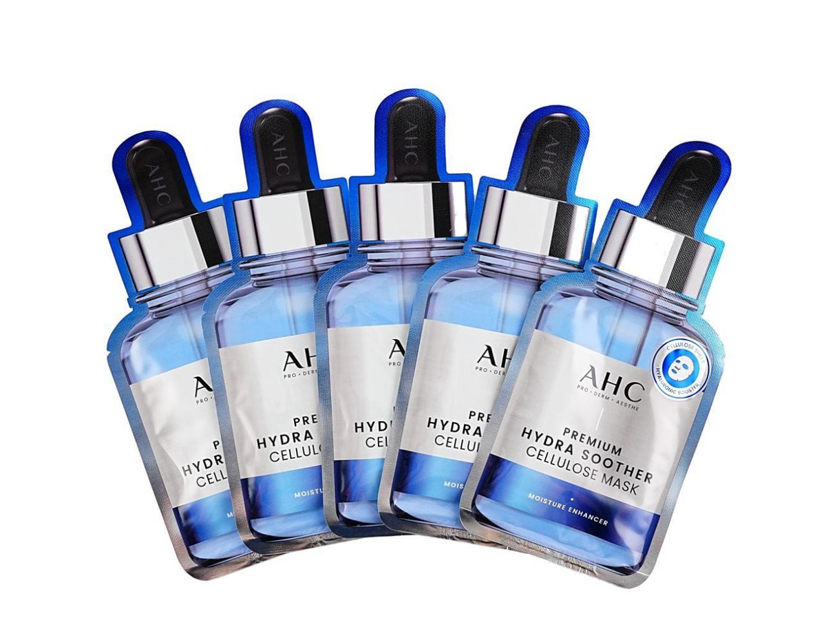 AHC Premium Hydra Soother Cellulose Mask 5 Sheets