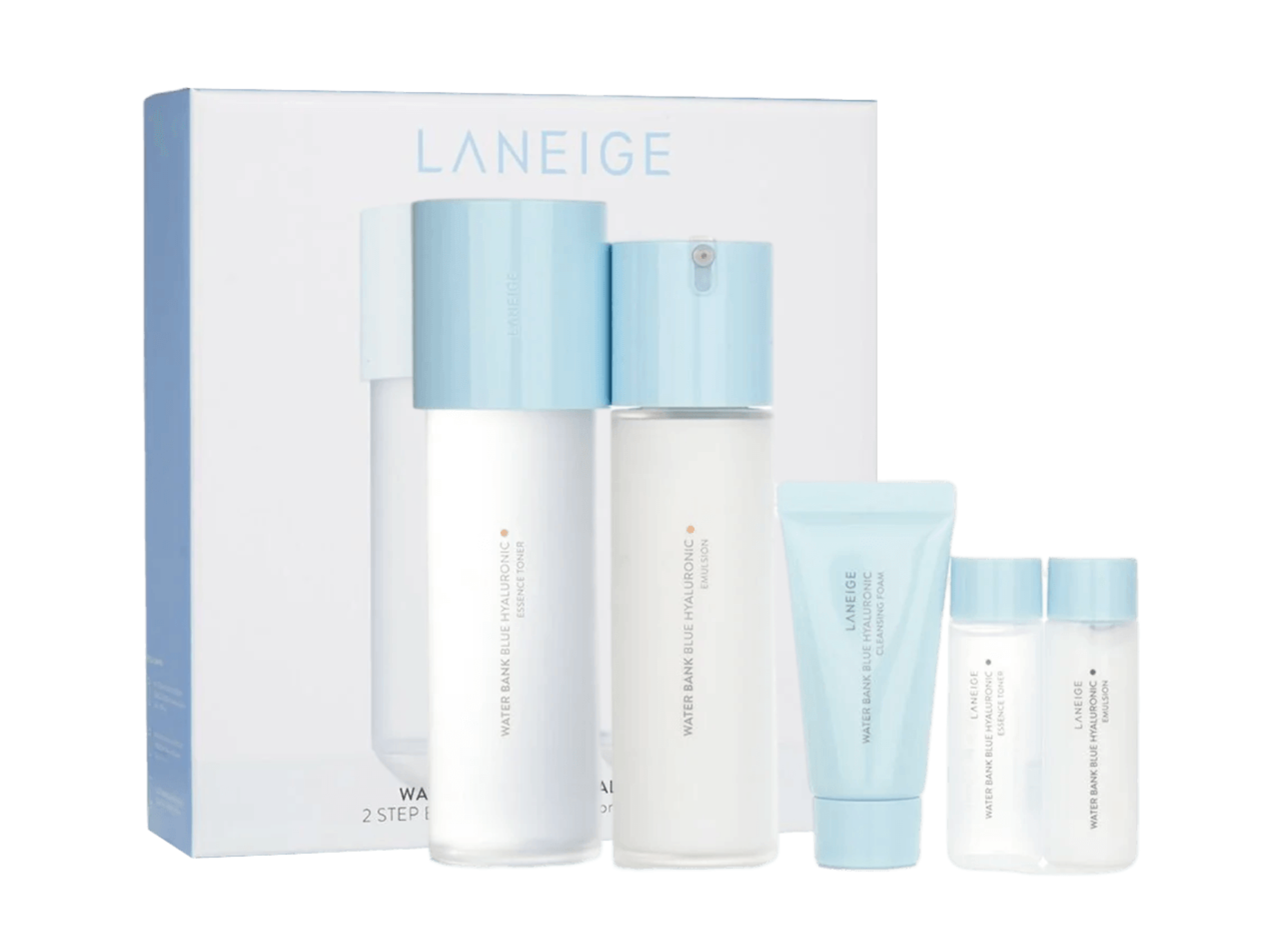 LANEIGE Water Bank Blue Hyaluronic 2 Step Essential Set