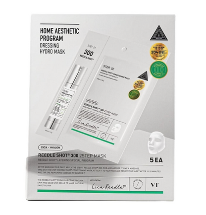 VT COSMETICS Micro Needle Essence 300 2-Step Mask 5 Sheets