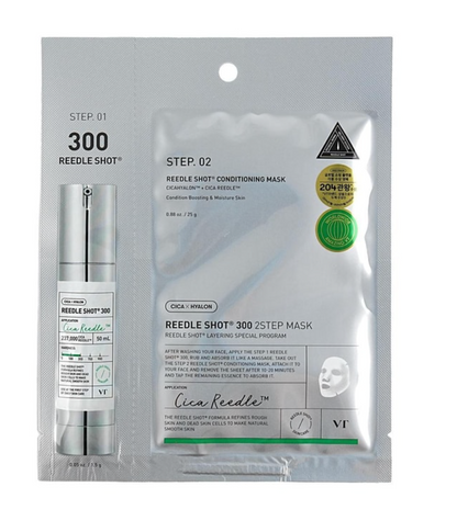VT COSMETICS Micro Needle Essence 300 2-Step Mask 5 Sheets