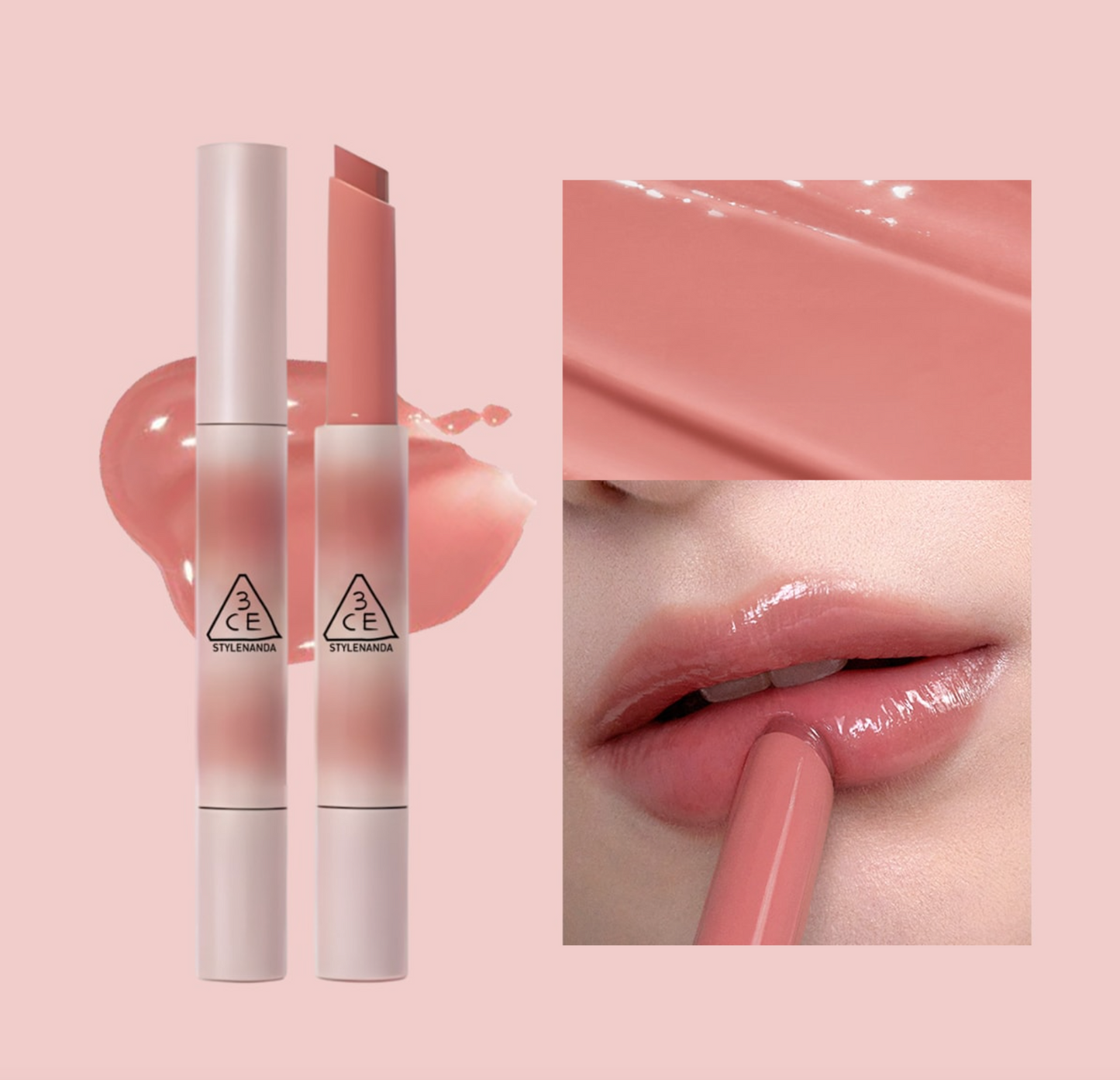 3CE Shine Reflector Lipstick 4 Colors
