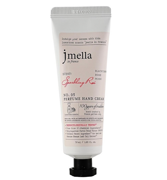 JMELLA In France Perfume Hand Cream Sparkling Rose Scent 50ml 1.69 fl.oz.