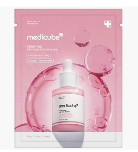 MEDICUBE PDRN Pink Peptide Serum Sheet Mask 1 Sheet