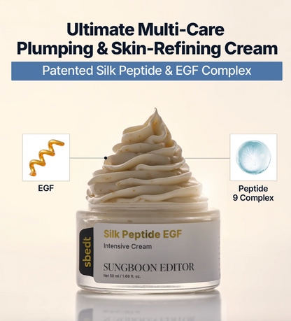 SUNGBOON EDITOR Silk Peptide EGF Intensive Cream 50ml 1.69 fl. oz
