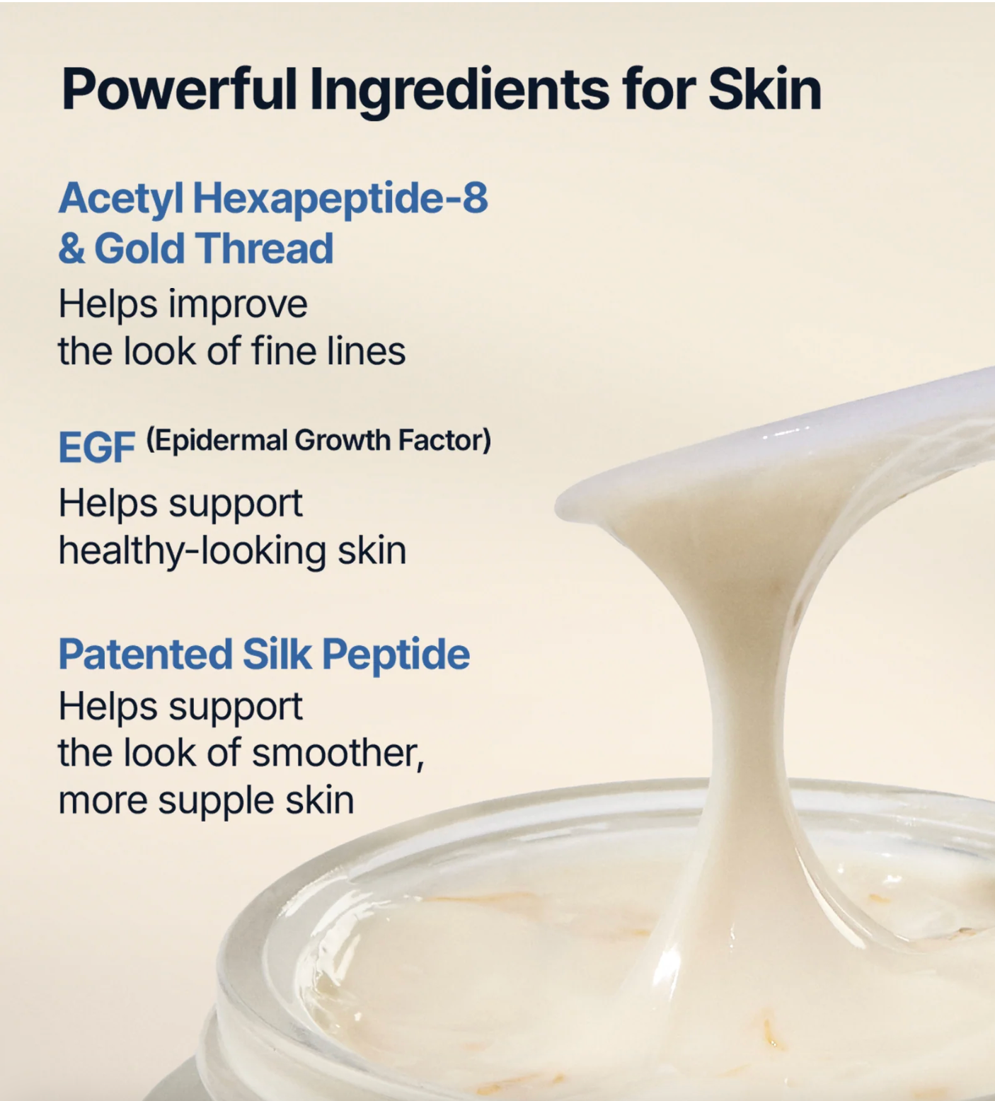 SUNGBOON EDITOR Silk Peptide EGF Intensive Cream 50ml 1.69 fl. oz