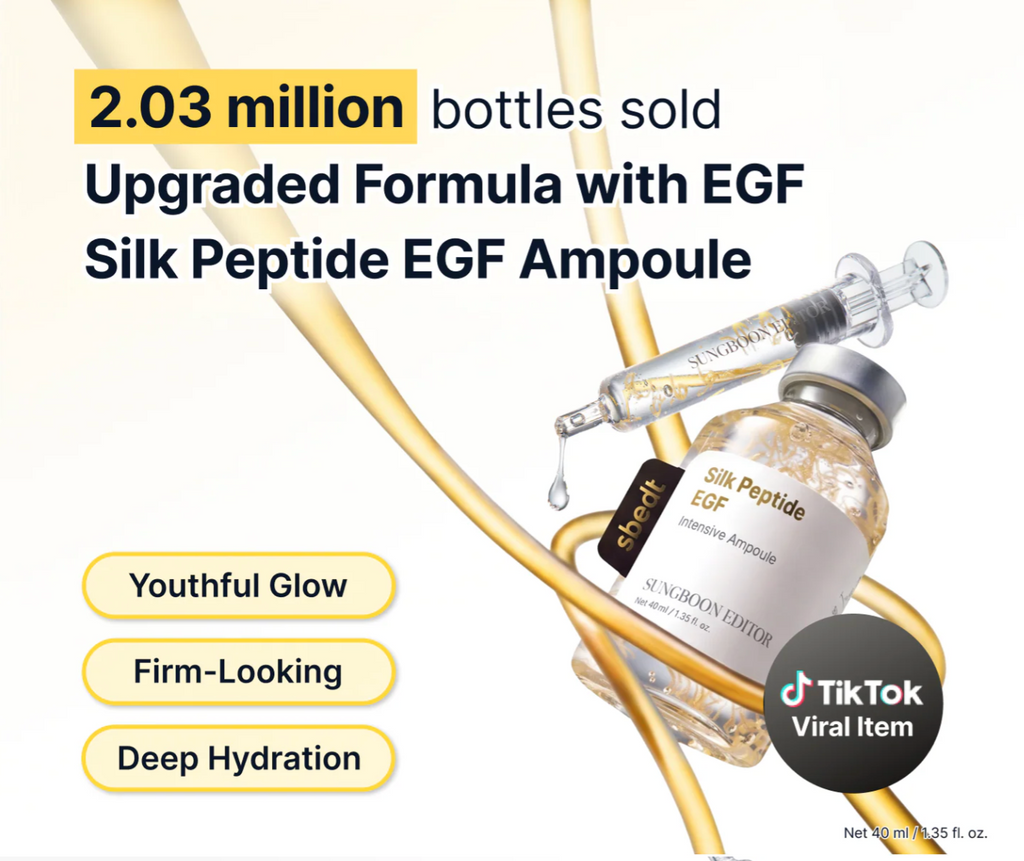 SUNGBOON EDITOR Silk Peptide EGF Intensive Ampoule 40ml 1.35 fl. oz