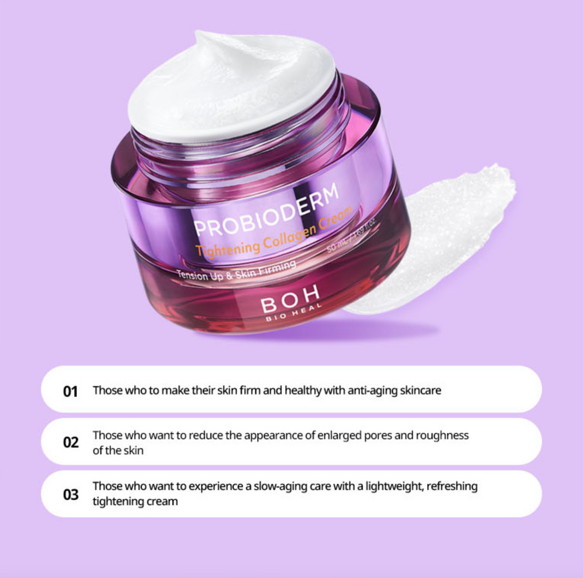 BIOHEAL BOH Tightening Collagen Cream 50ml Special Set (Serum 7ml x 2)