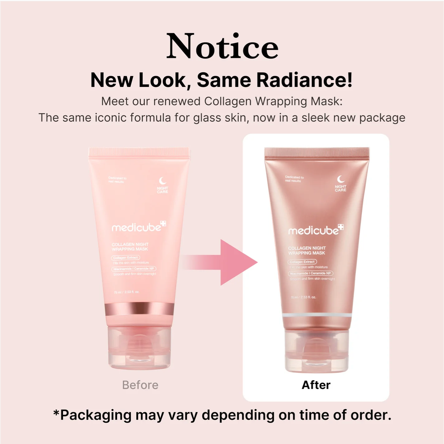 MEDICUBE Collagen Overnight Wrapping Peel Off Facial Mask 75ml