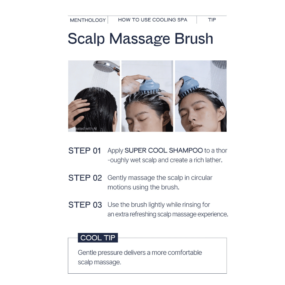MENTHOLOGY scalp brush product details