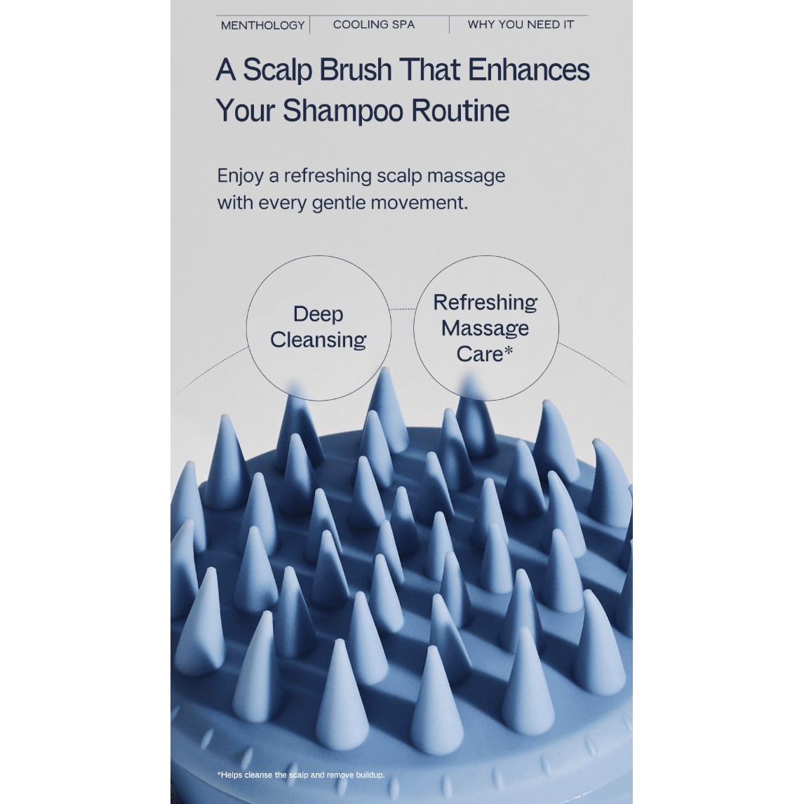 MENTHOLOGY scalp brush product details
