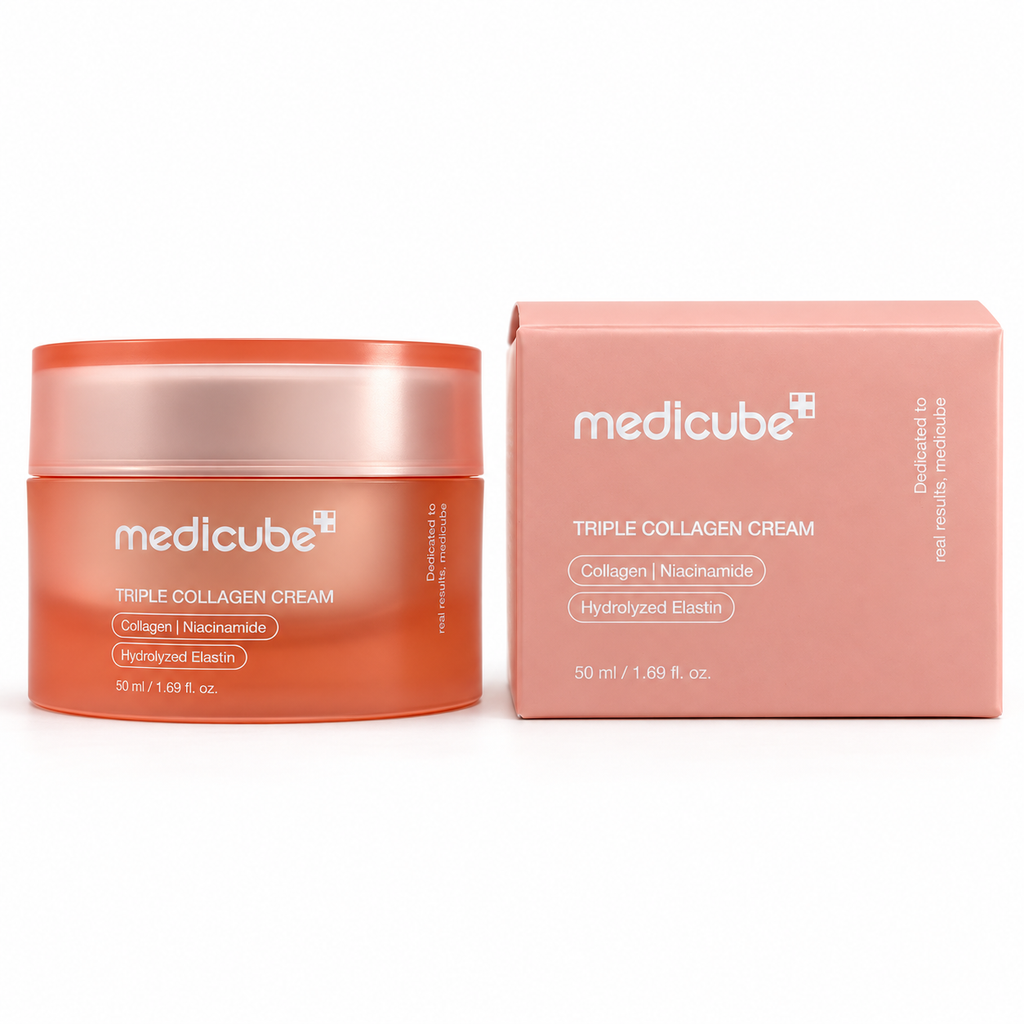 Medicube Triple Collagen Cream 50 mL jar with retail box