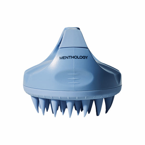 MENTHOLOGY Super Cool Scalp Massage Brush, Blue