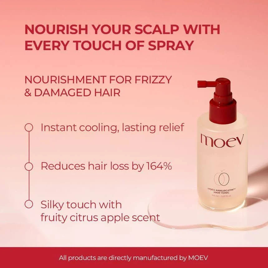 MOEV Annurcatin Hair Tonic Cooling Spray 150ml 5.07 oz