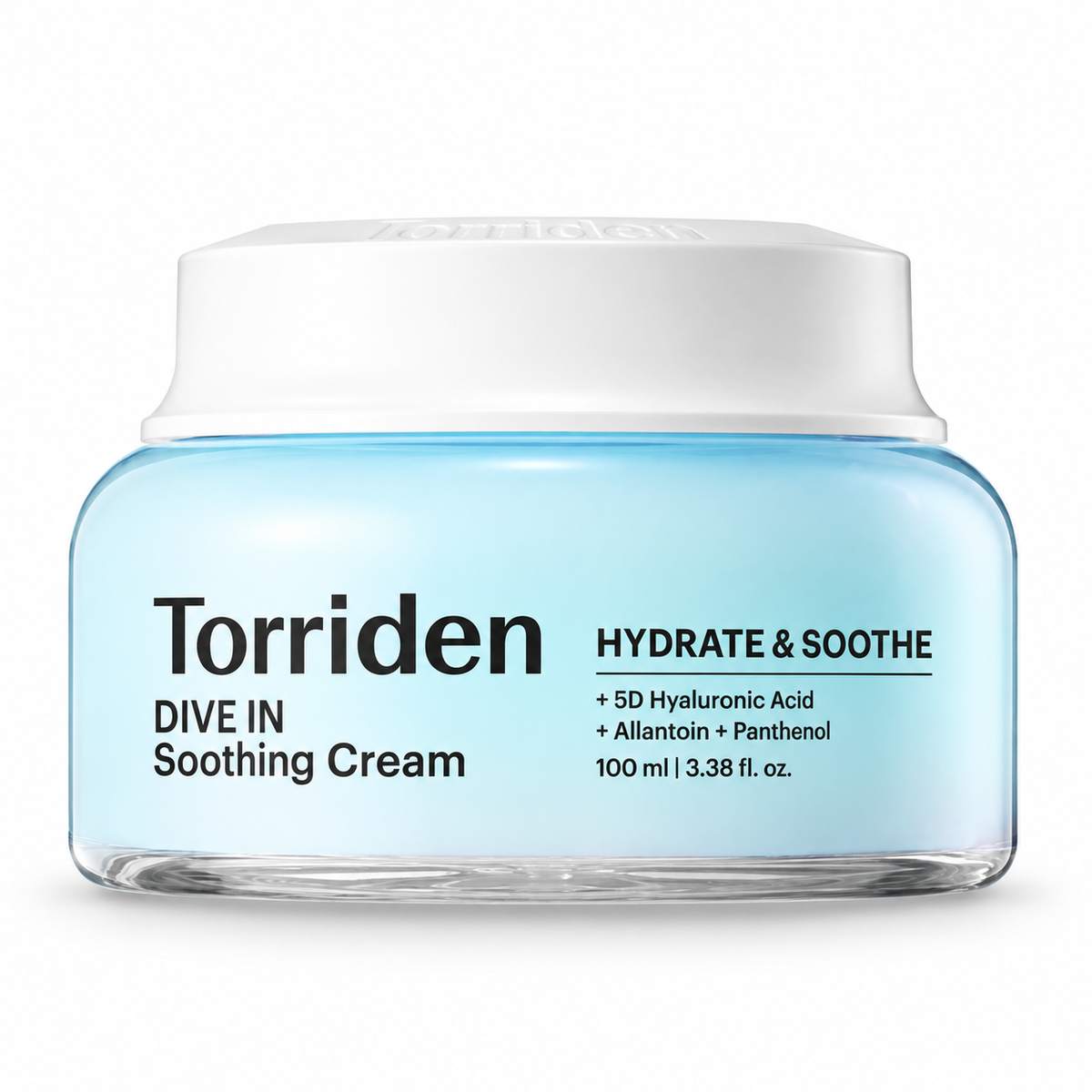 Torriden DIVE-IN Soothing Cream 100ml — renewed packaging, Hydrate & Soothe