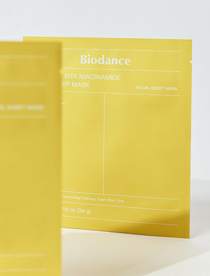 BIODANCE Radiant Vita Niacinamide Real Deep Mask 4 Sheets