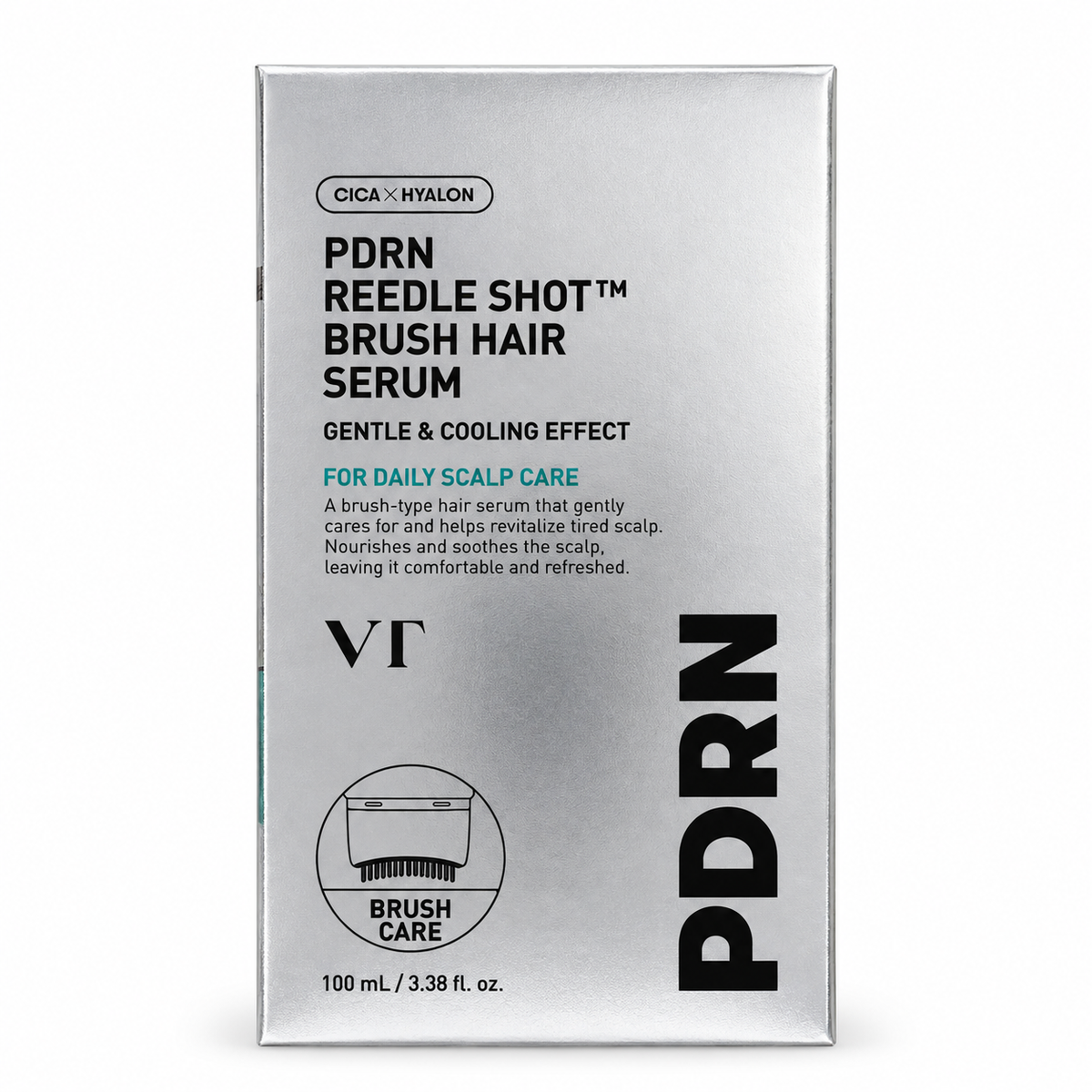 VT PDRN Reedle Shot Brush Hair Serum, 100 mL / 3.38 fl oz — enhanced main photo